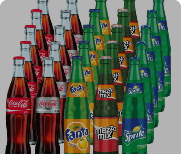 Coca Cola, Fanta, Sprite, Mezzo MIx 0,33l