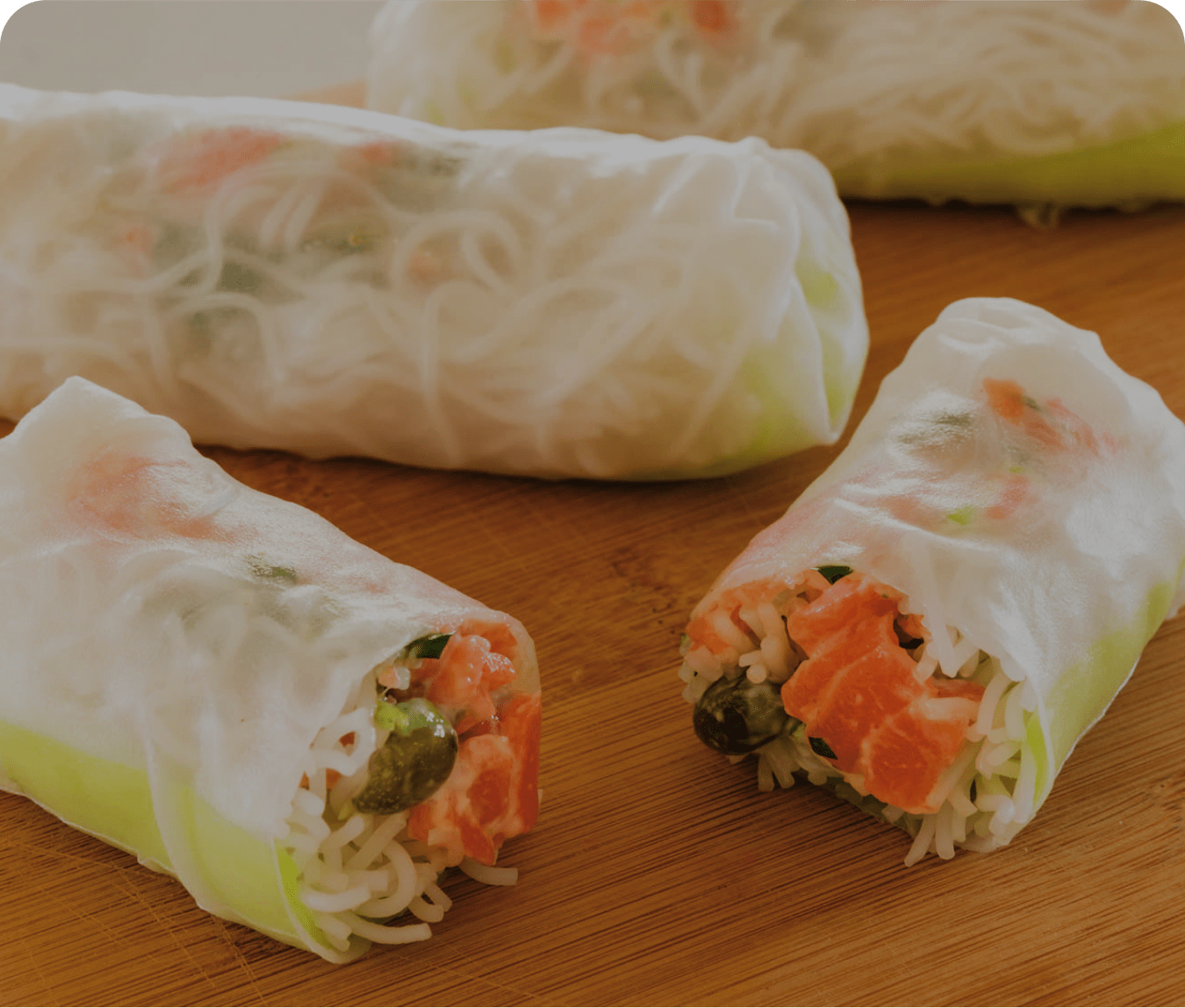 Sommer Rolls Salmon