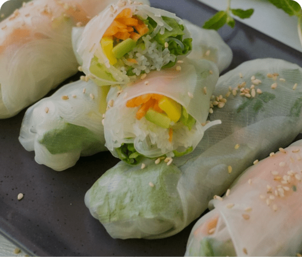 Sommer Rolls Hühnereier