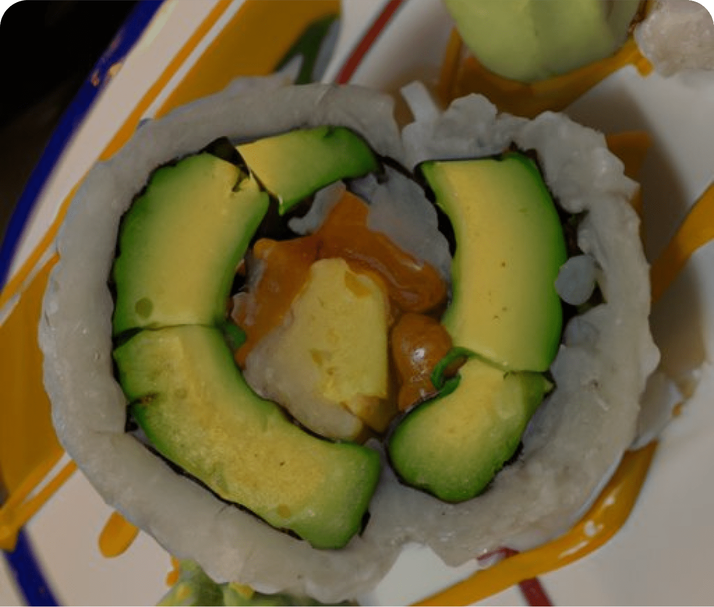 Ebi Avocado Inside-Outside Roll