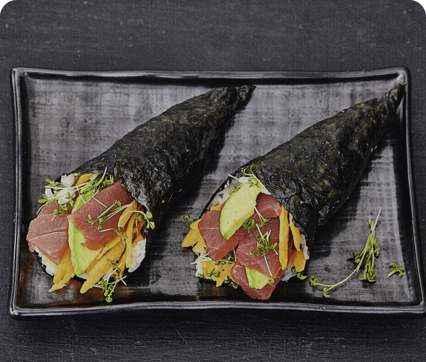 Aburi Thunfisch Temaki